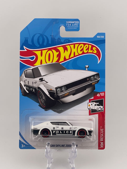 Hot Wheels Mainline Nissan Skyline 2000 GT-R HW Rescue 4/10