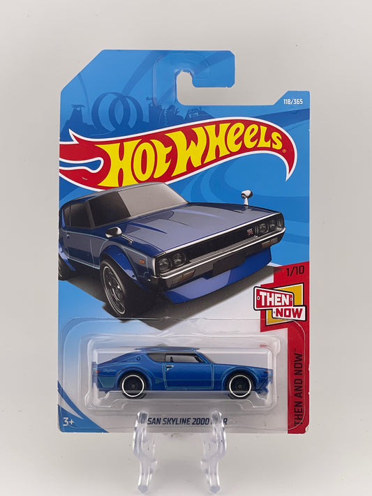 Hot Wheels Mainline Nissan Skyline 2000 GT-R Then And Now 1/10