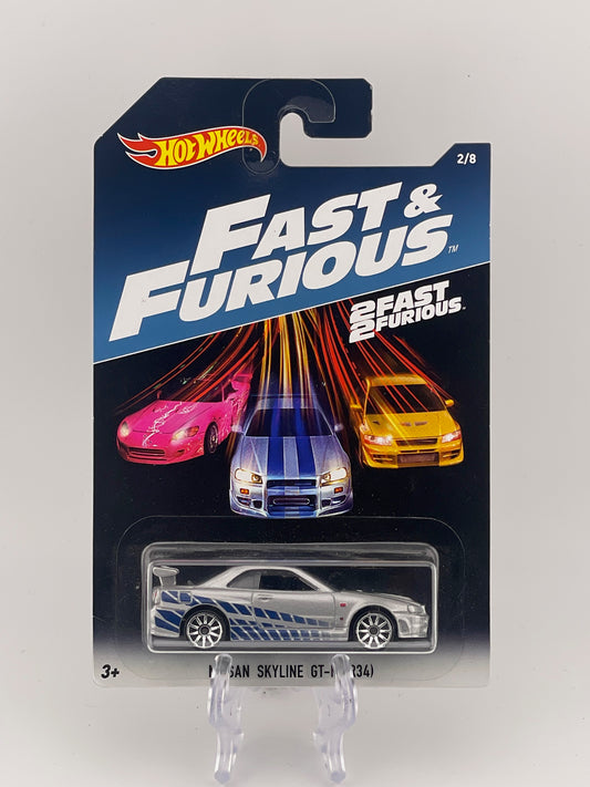Hot Wheels Themed Assortment Fast & Furious 2/8 Nissan Skyline GT-R (R34)