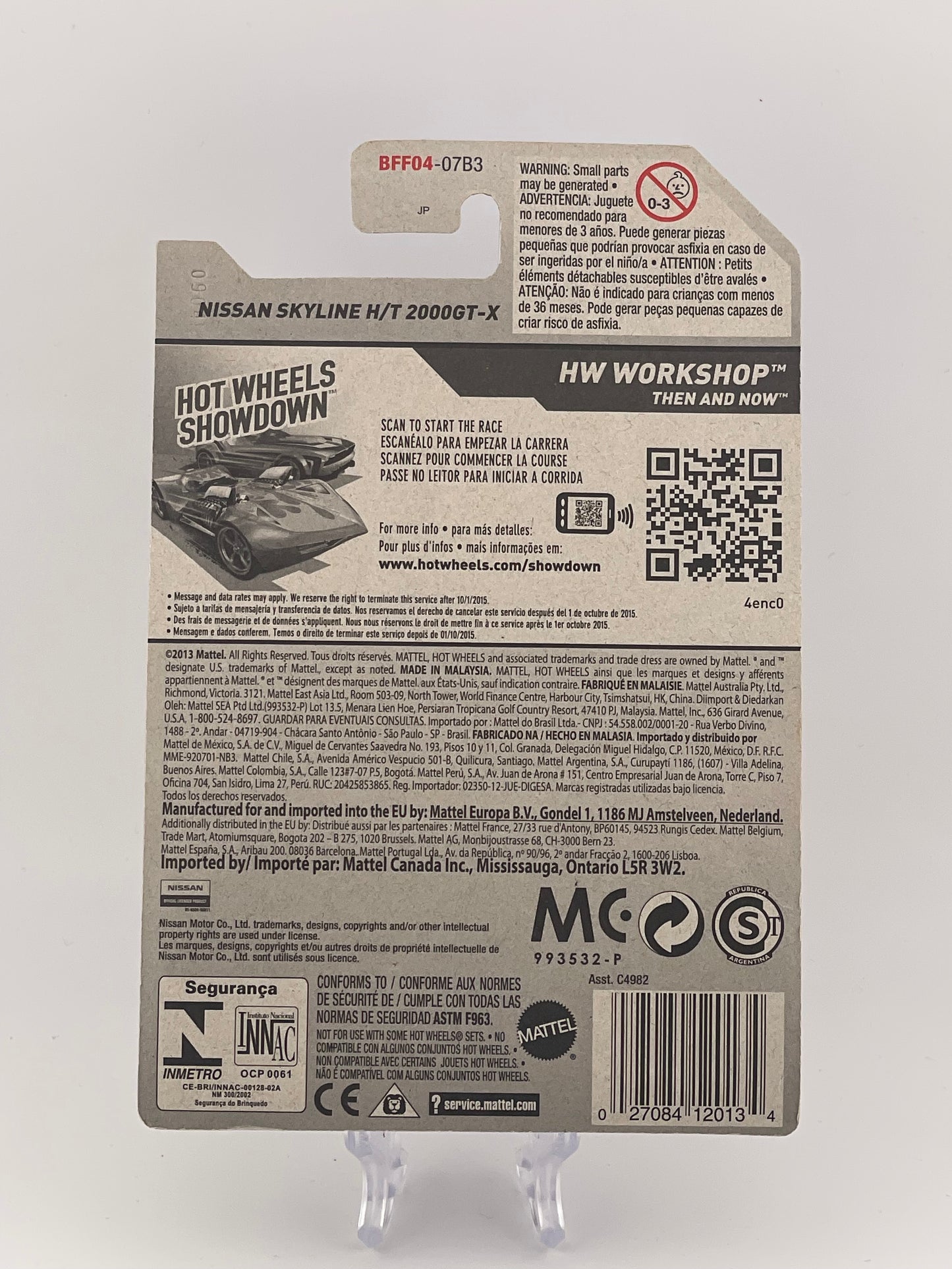 Hot Wheels Mainline Nissan Skyline H/T 2000GT-X HW Workshop