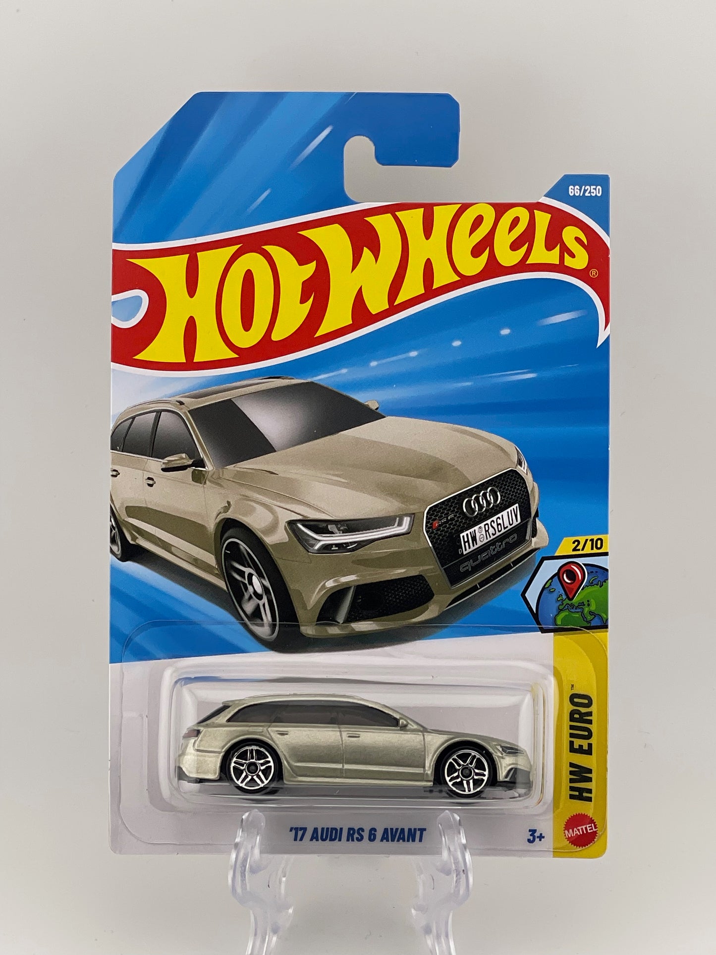 Hot Wheels Mainline '17 Audi RS 6 Avant HW Euro 2/10