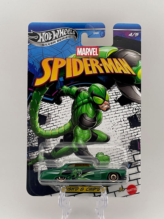 Hot Wheels Silver Series Marvel Spider-Man 4/5 Fish'd & Chip'd