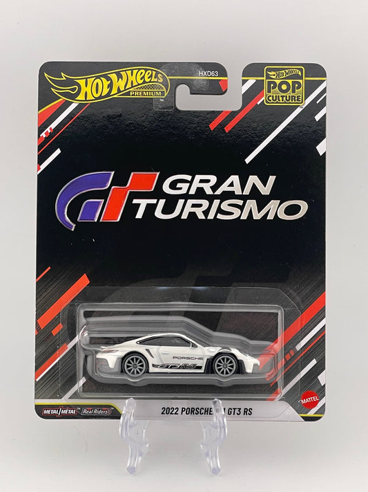 Hot Wheels Premium Pop Culture Gran Turismo 2022 Porsche 911 GT3 RS *International Sticker*