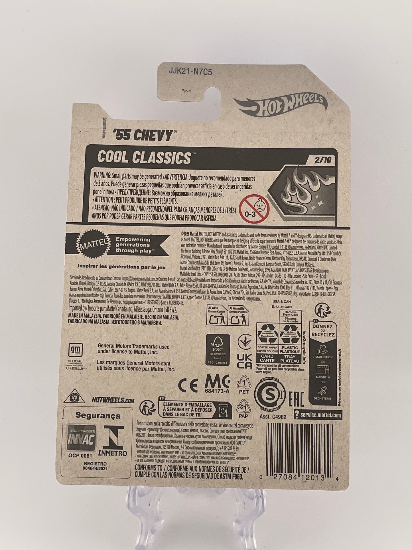 Hot Wheels Mainline "55 Chevy Cool Classics 2/10