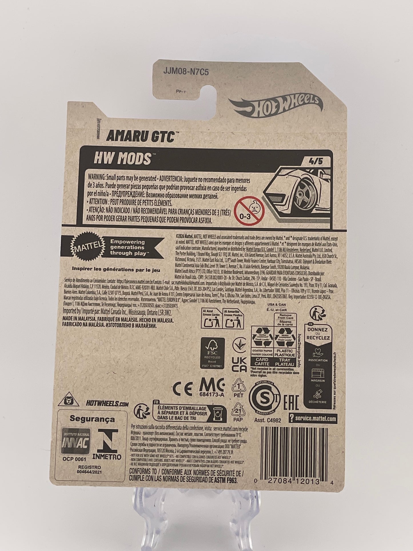 Hot Wheels Mainline Treasure Hunt *TH* Amaru GTC HW Mods 4/5