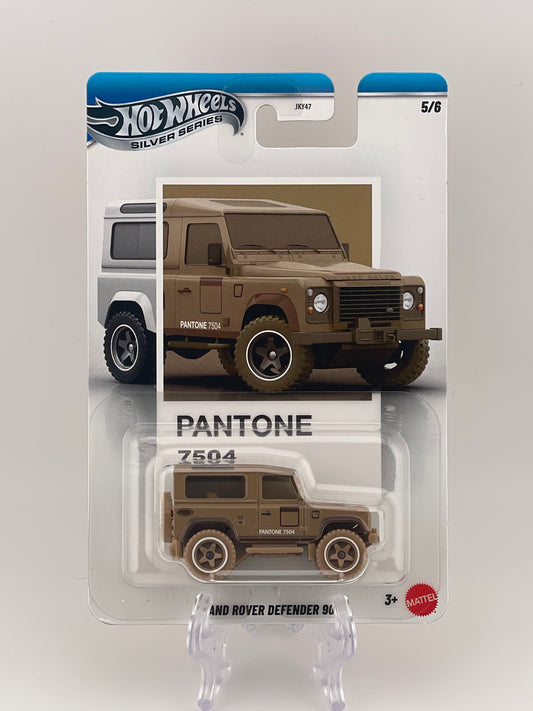Hot Wheels Silver Series Pantone 5/6 Land Rover Defender 90