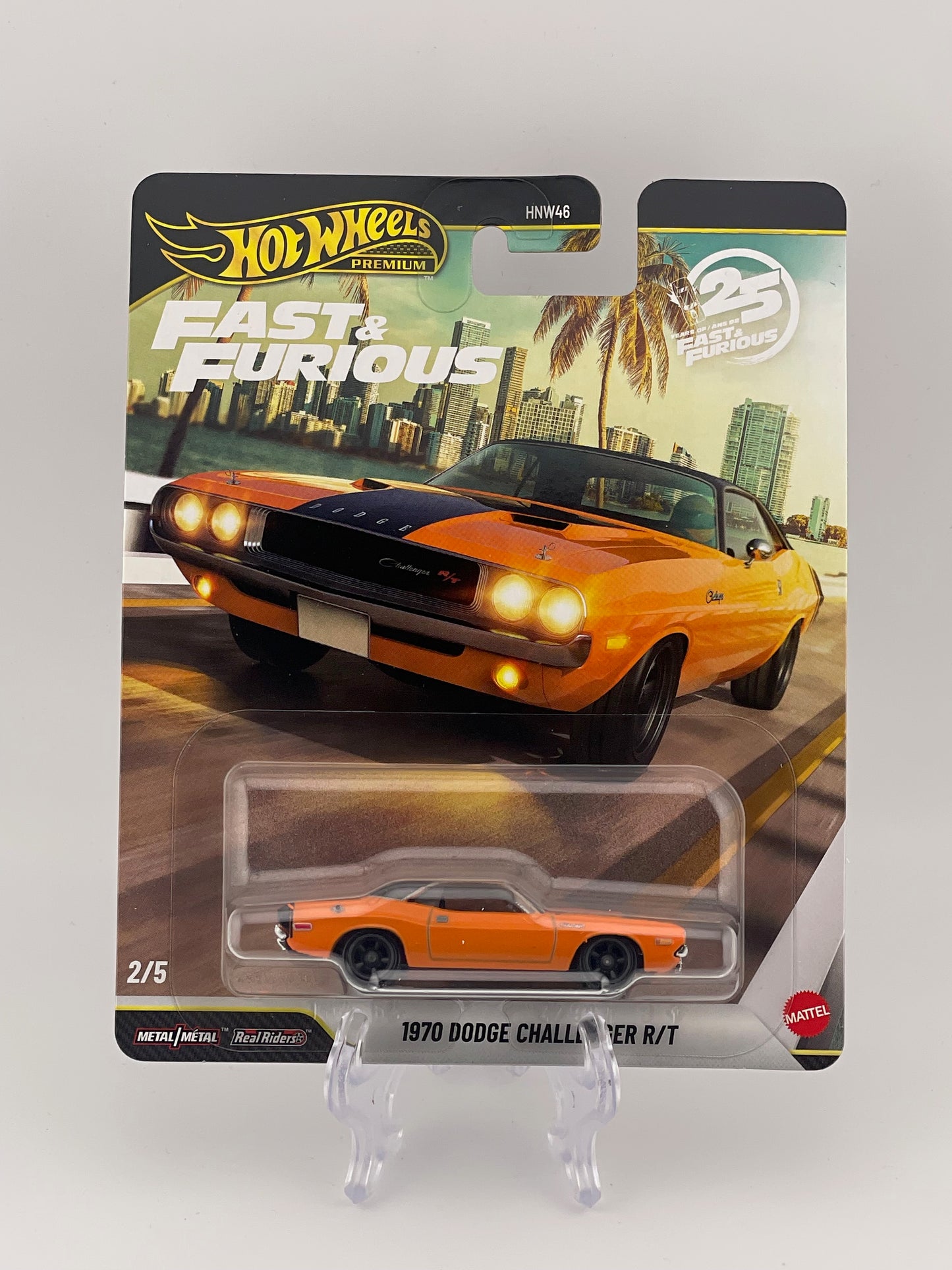 Hot Wheels Premium Fast & Furious 2/5 1970 Dodge Challenger R/T