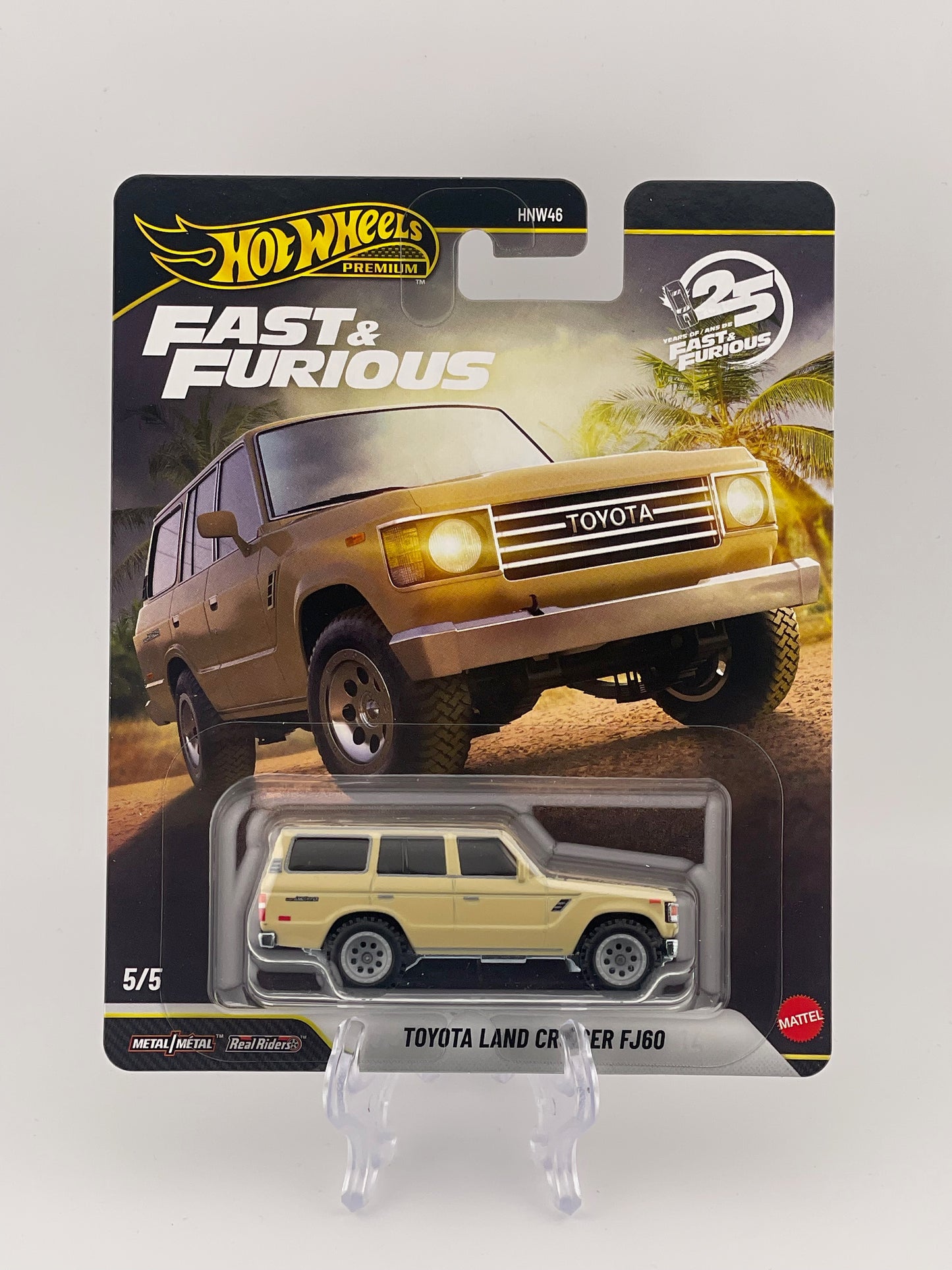 Hot Wheels Premium Fast & Furious 5/5 Toyota Land Cruiser FJ60