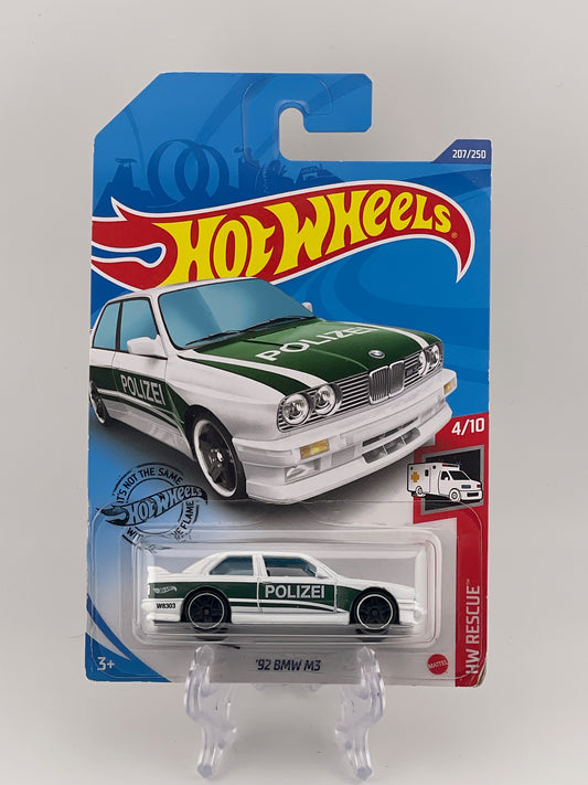 Hot Wheels Mainline '92 BMW M3 HW Rescue 4/10 *Check Description*