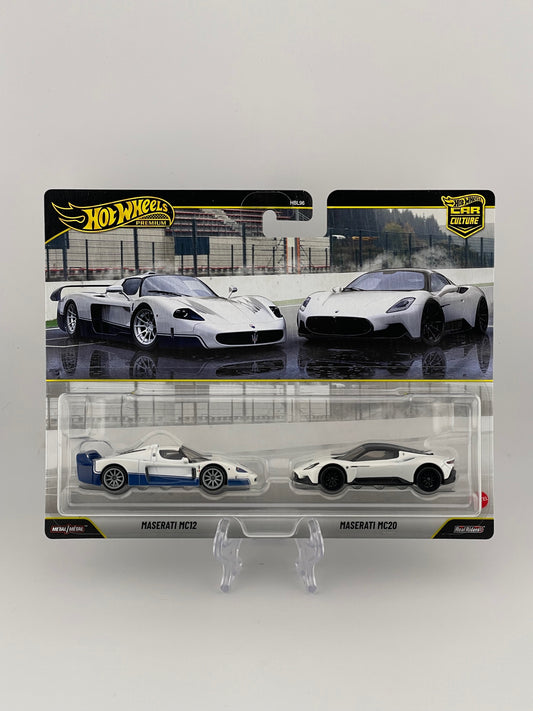 Hot Wheels Premium Car Culture Twin Pack Maserati MC12 + Maserati MC20