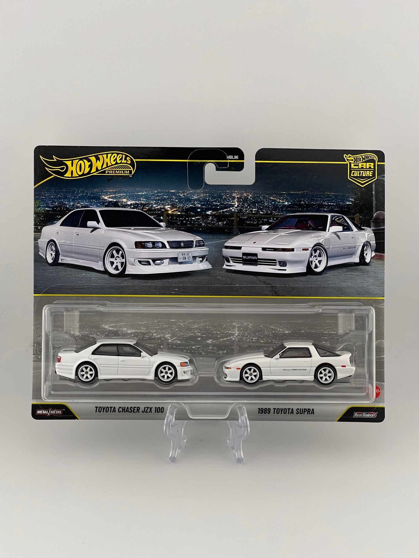 Hot Wheels Premium Car Culture Twin Pack Toyota Chaser JZX 100 + 1989 Toyota Supra