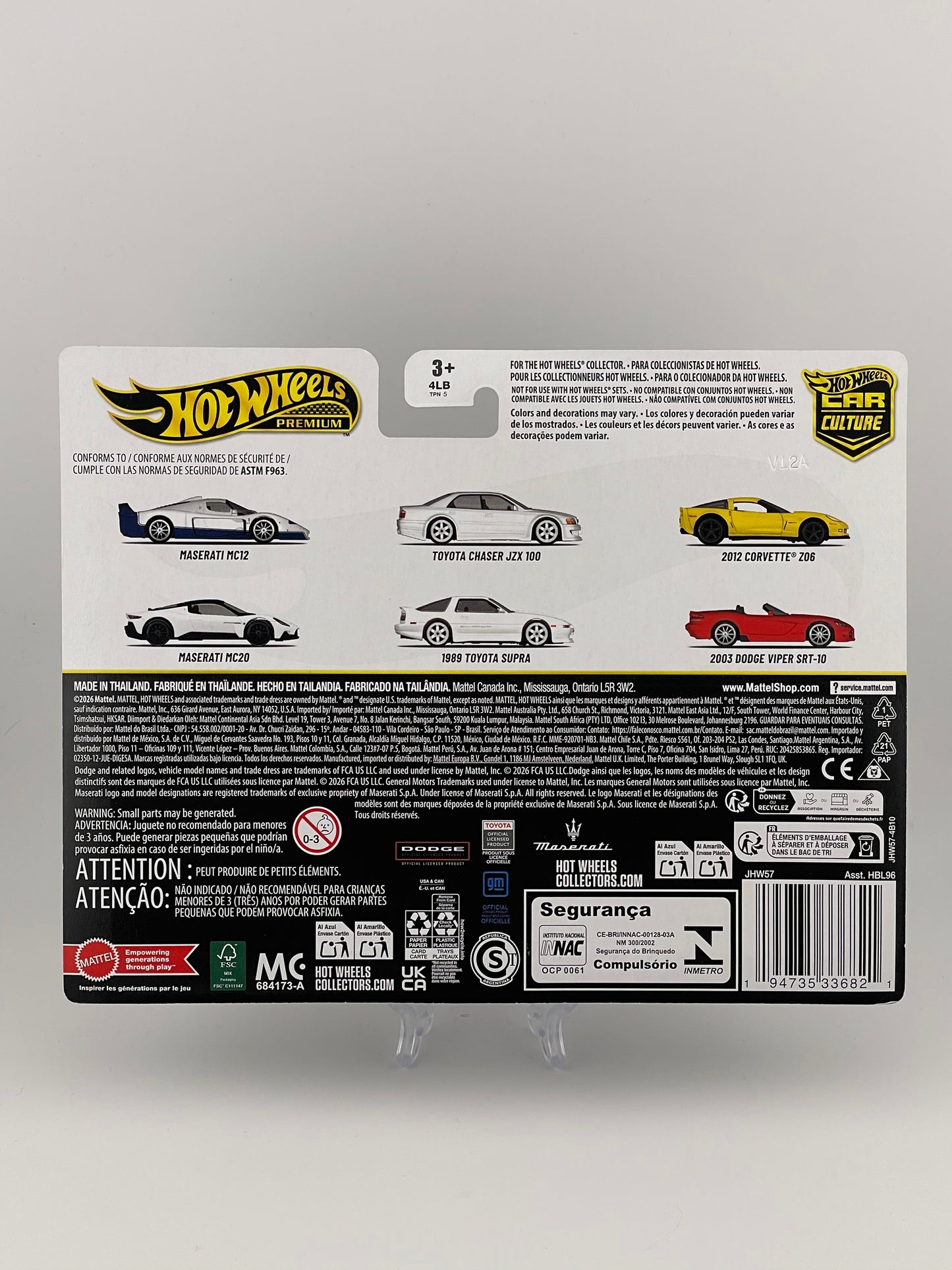 Hot Wheels Premium Car Culture Twin Pack Toyota Chaser JZX 100 + 1989 Toyota Supra
