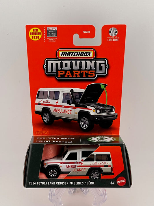 Matchbox Moving Parts 16/50 2024 Toyota Land Cruiser 70 Series