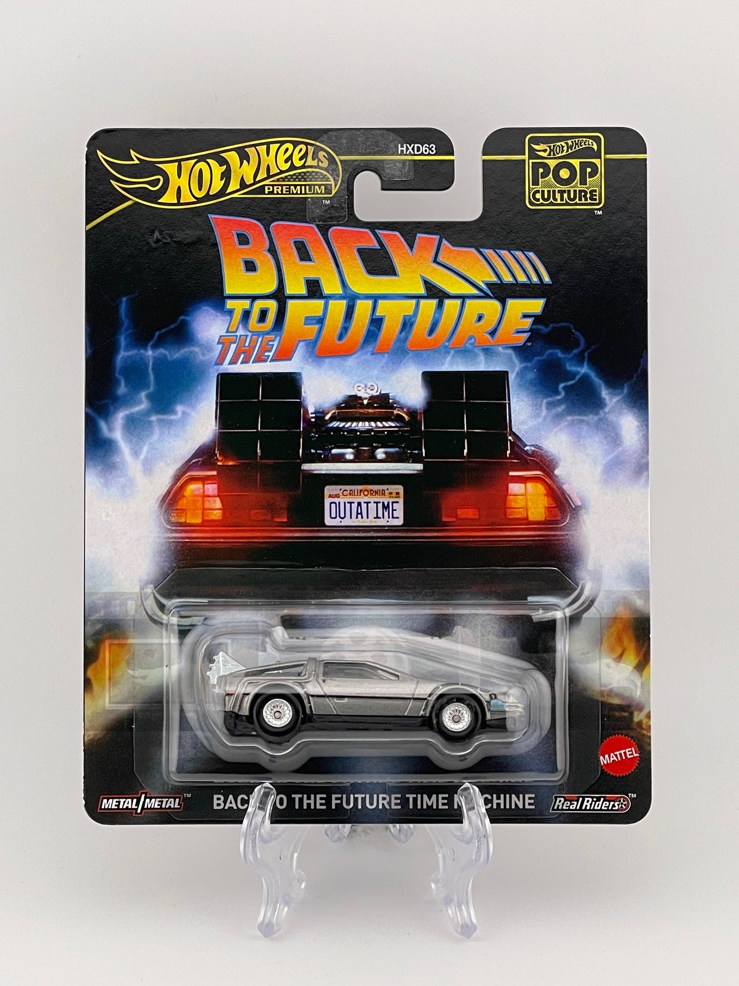 Hot Wheels Premium Pop Culture Back To The Future Time Machine