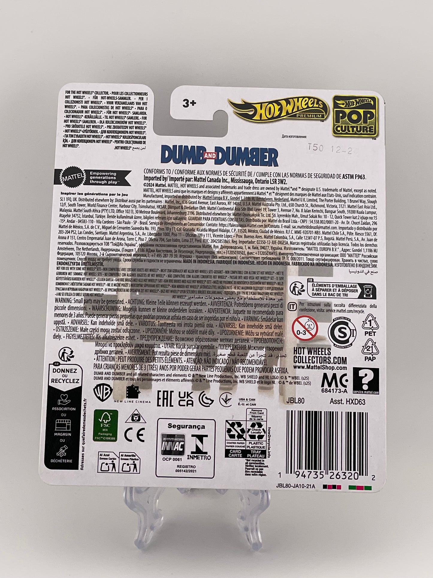Hot Wheels Premium Pop Culture Dumb And Dumber Mutt Cutts Van
