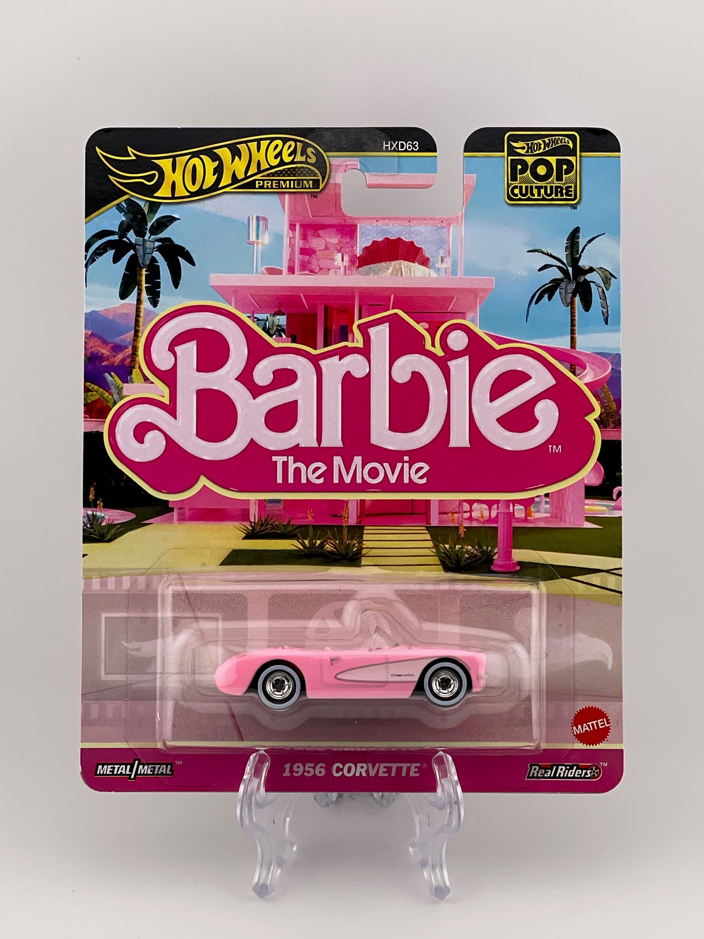 Hot Wheels Premium Pop Culture Barbie The Movie 1956 Corvette