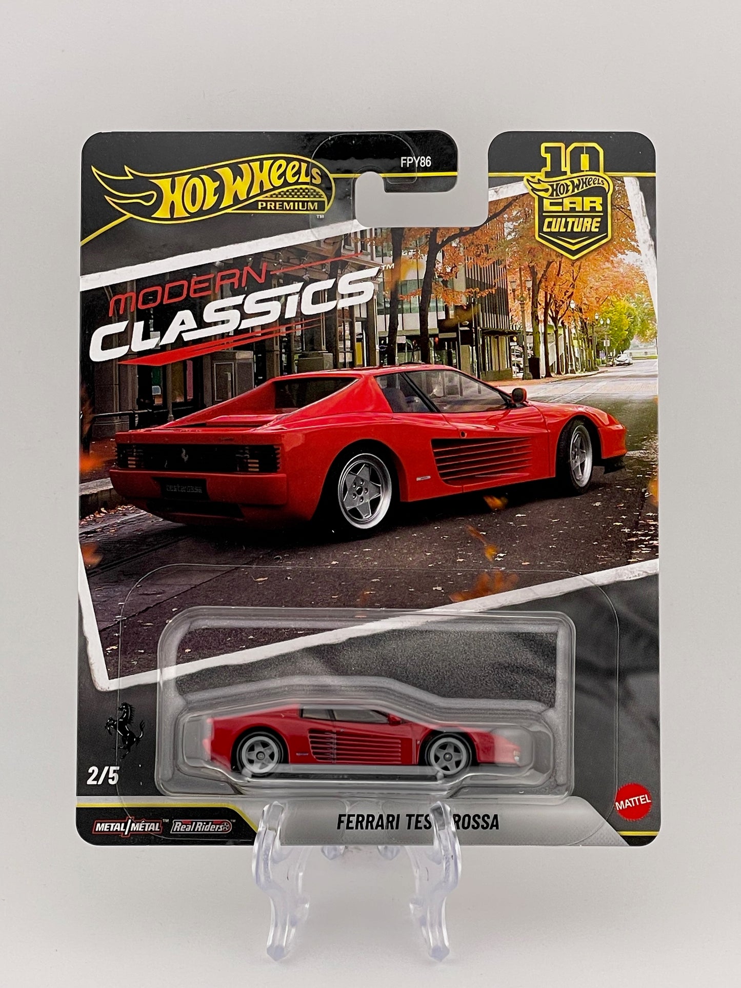 Hot Wheels Premium Car Culture Modern Classics 2/5 Ferrari Testarossa