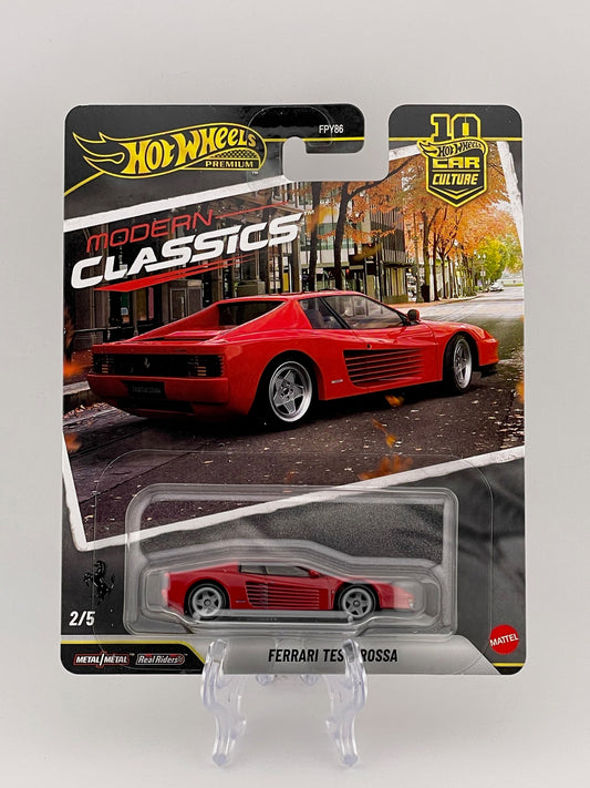 Hot Wheels Premium Car Culture Modern Classics 2/5 Ferrari Testarossa
