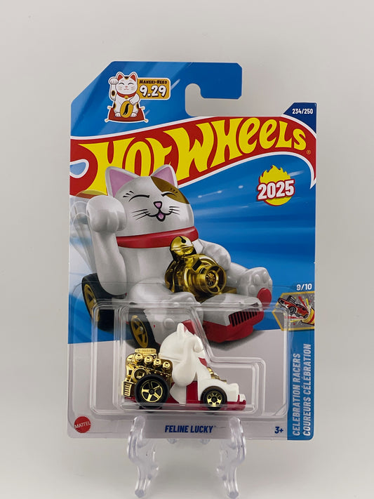 Hot Wheels Mainline Feline Lucky Celebration Racers 9/10