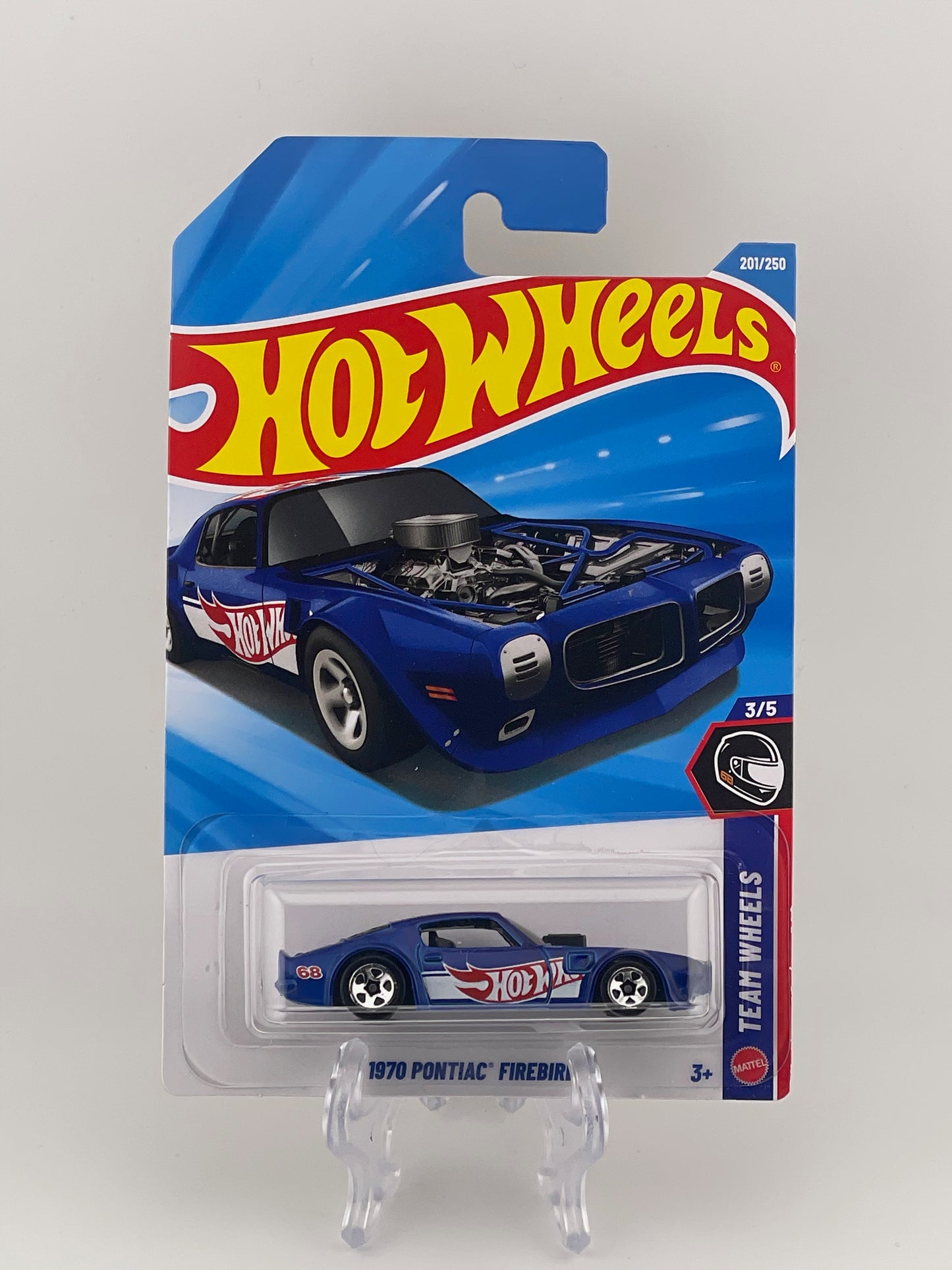 Hot Wheels Mainline 1970 Pontiac Firebird Team Wheels 3/5