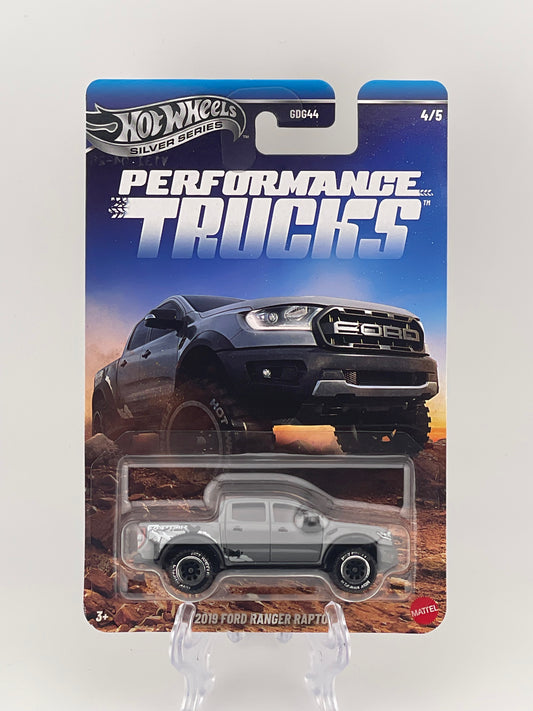 Hot Wheels Silver Series Performance Trucks 4/5 2019 Ford Ranger Raptor
