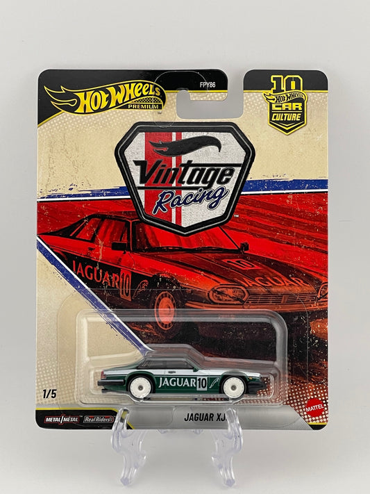 Hot Wheels Premium Car Culture Vintage Racing 1/5 Jaguar XJS