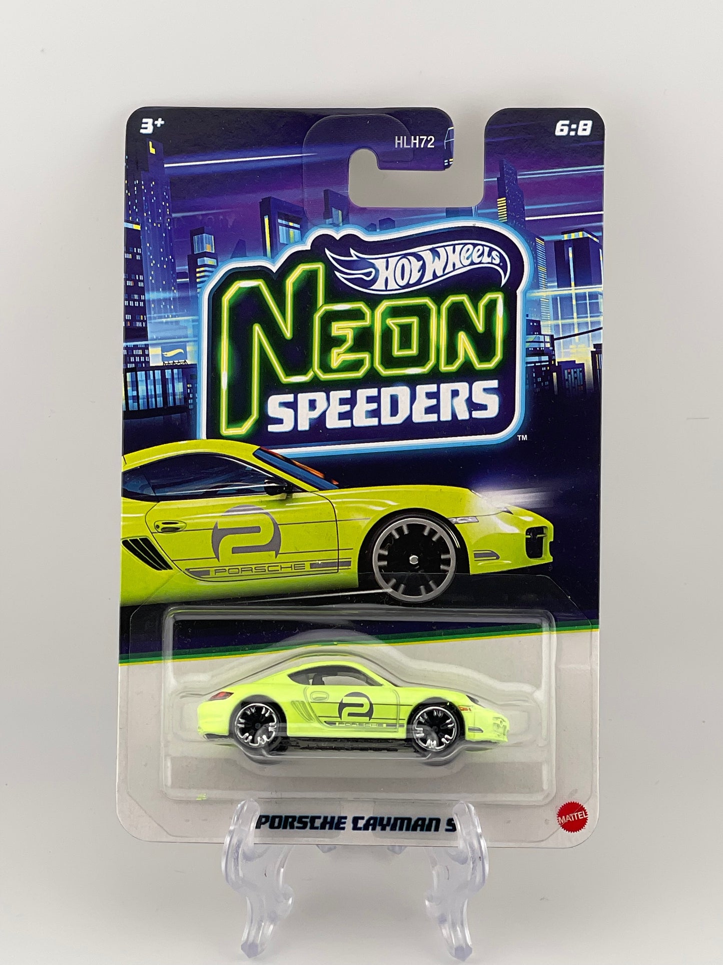 Hot Wheels Silver Series Neon Speeders 6/8 Porsche Cayman S