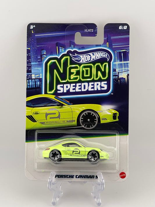 Hot Wheels Silver Series Neon Speeders 6/8 Porsche Cayman S