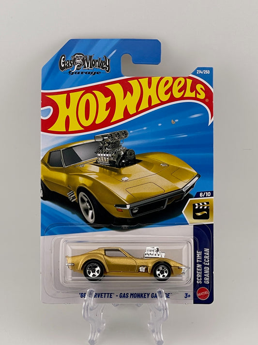 Hot Wheels Mainline '68 Corvette - Gas Monkey Garage Screen Time 6/10