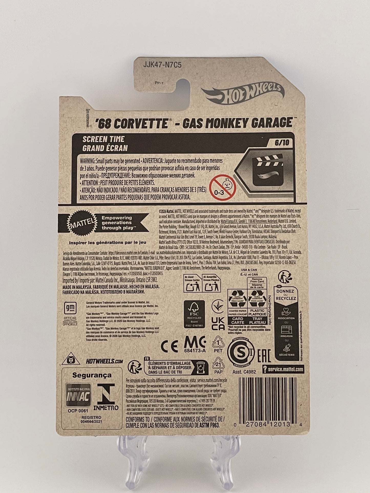 Hot Wheels Mainline '68 Corvette - Gas Monkey Garage Screen Time 6/10