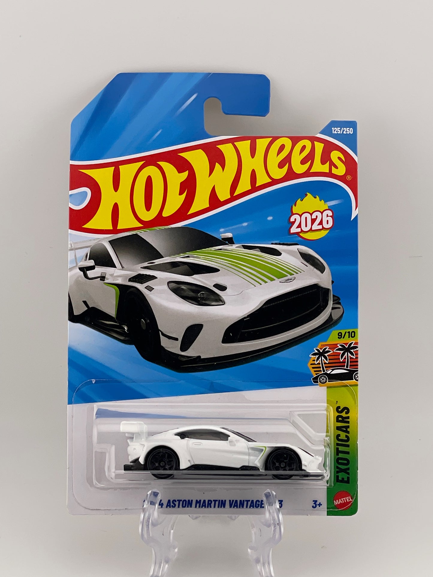 Hot Wheels Mainline 2024 Aston Martin Vantage GT3 Exoticars 9/10
