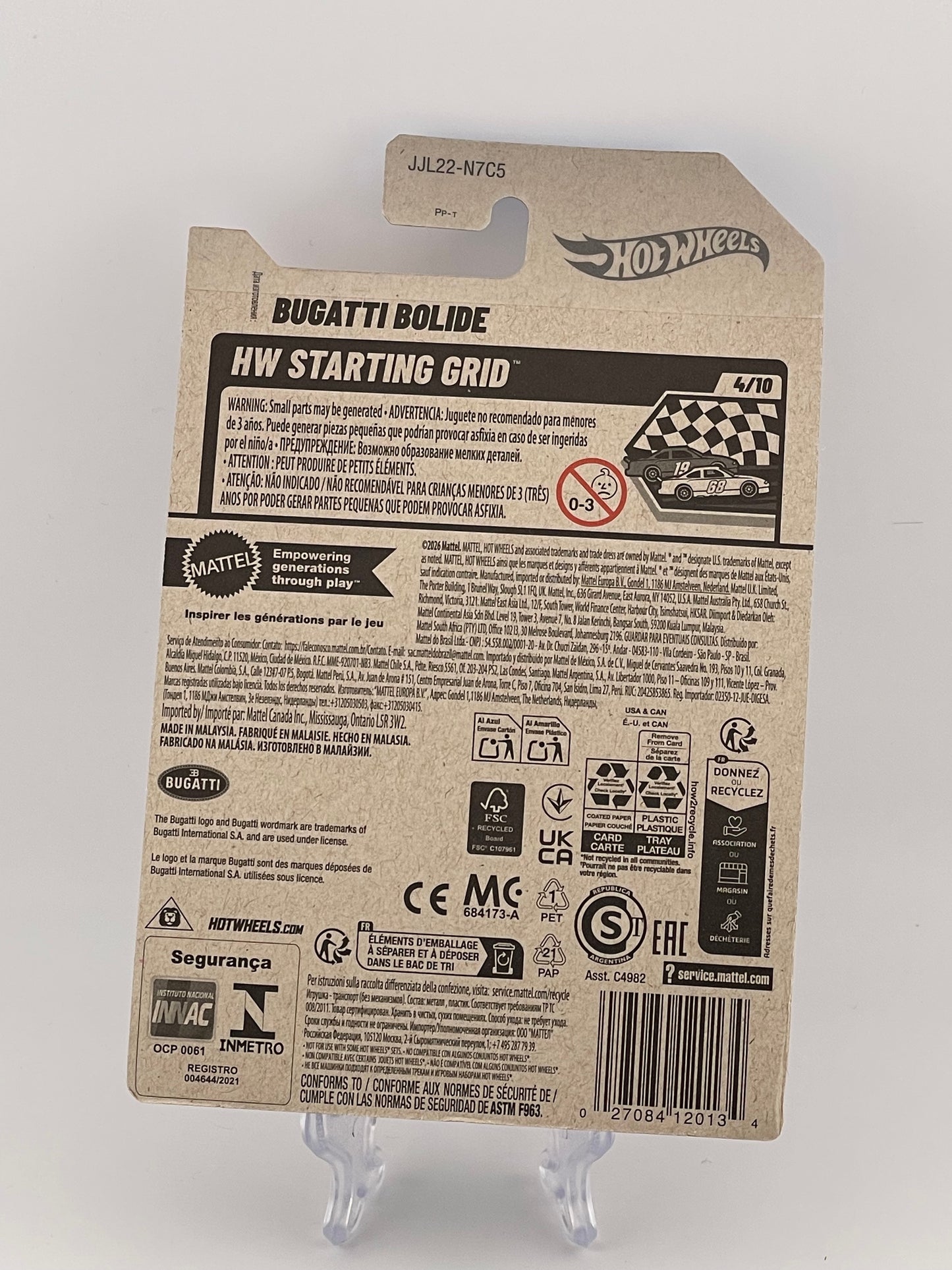 Hot Wheels Mainline Bugatti Bolide HW Starting Grid 4/10