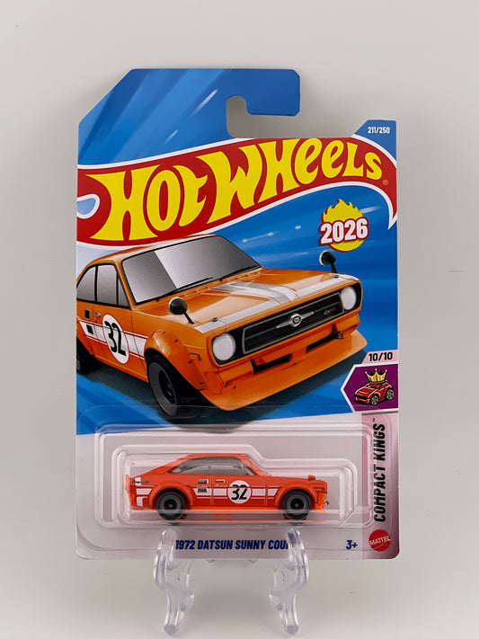 Hot Wheels Mainline 1972 Datsun Sunny Coupe Compact Kings 10/10