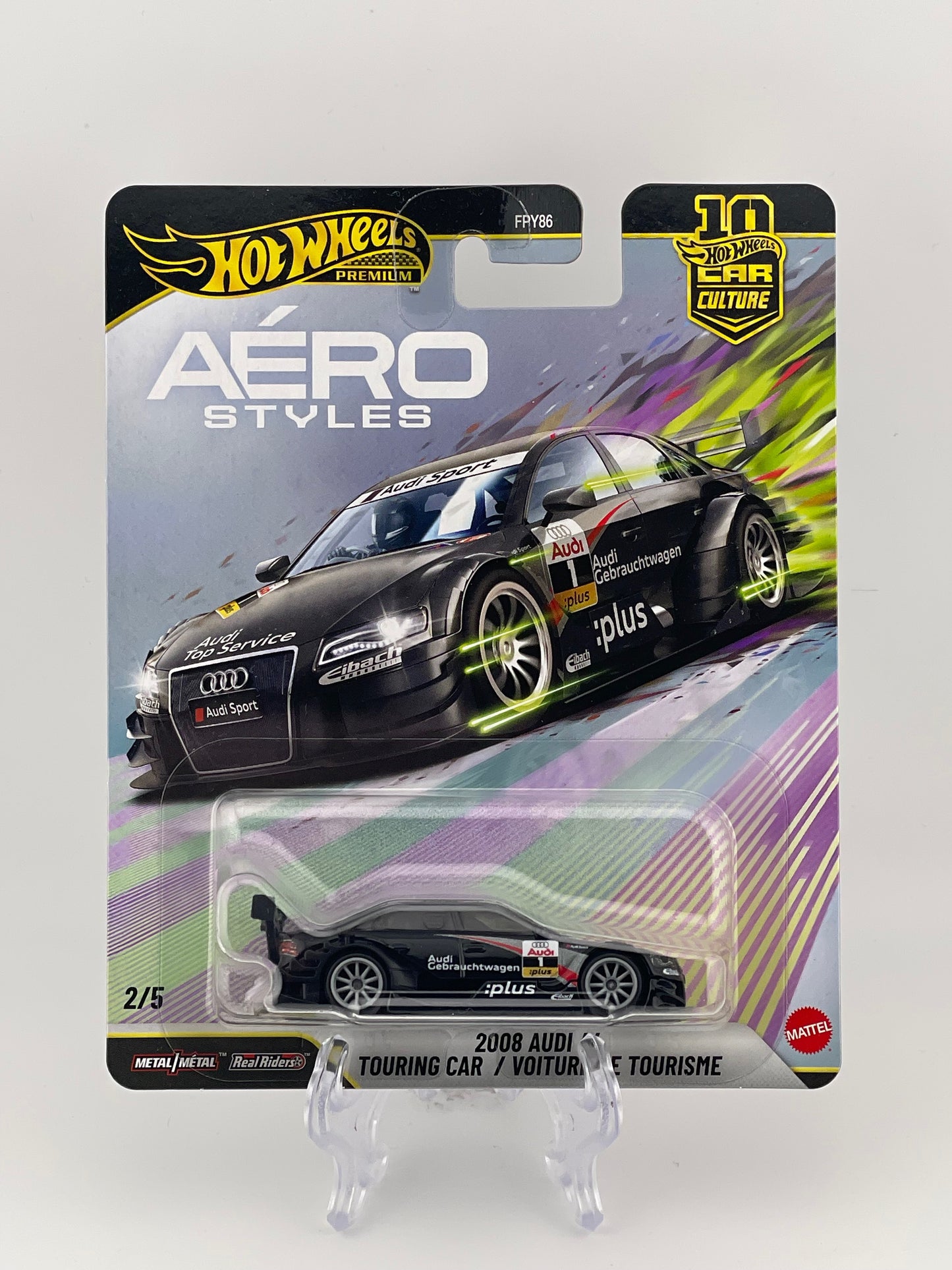 Hot Wheels Premium Car Culture Aéro Styles 2/5 2008 Audi A4 Touring Car