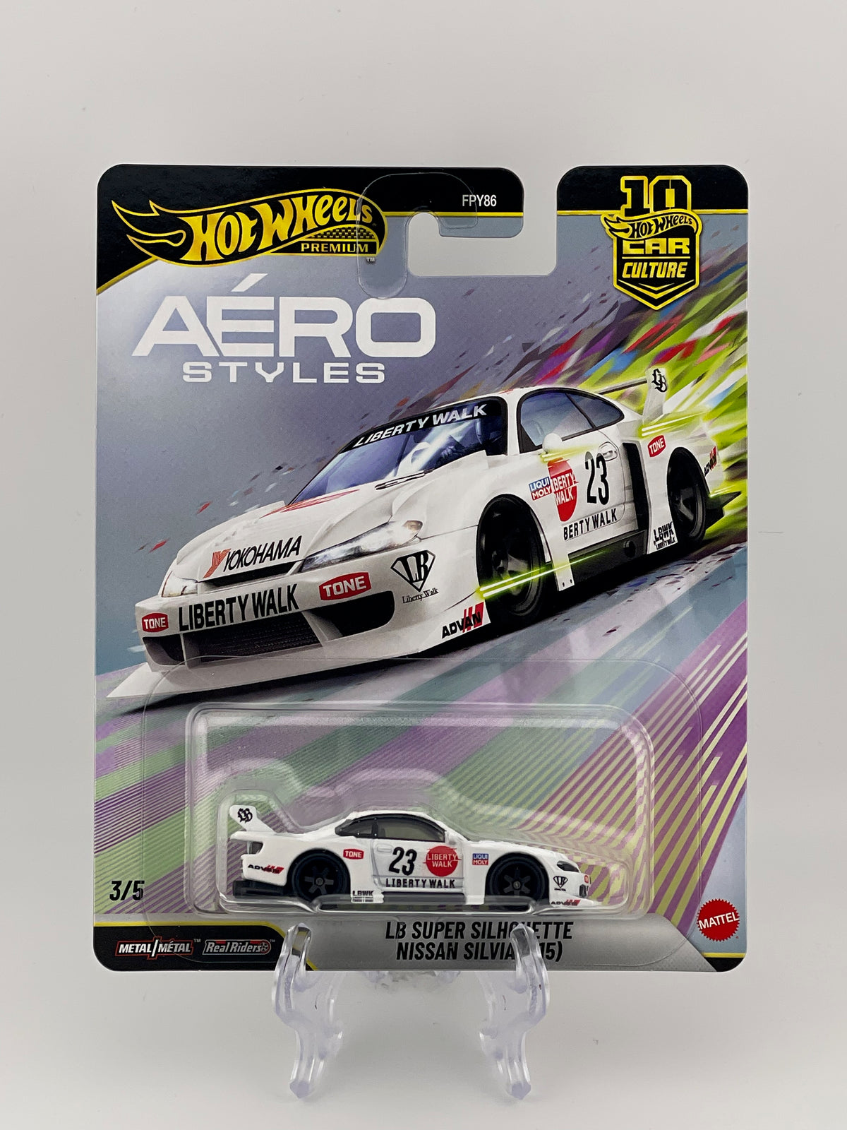 Hot Wheels Premium Car Culture Aéro Styles 3/5 LB Super Silhouette Nissan Silvia (S15)