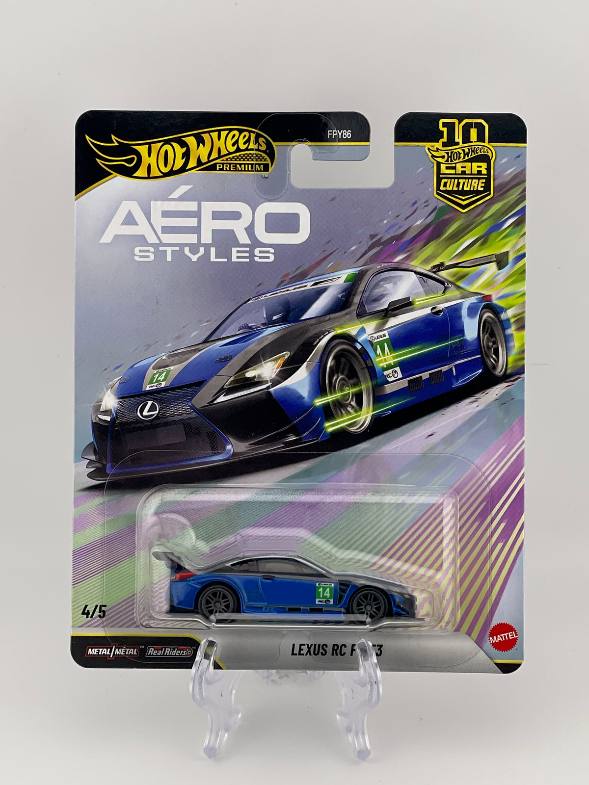 Hot Wheels Premium Car Culture Aéro Styles 4/5 Lexus RC F GT3