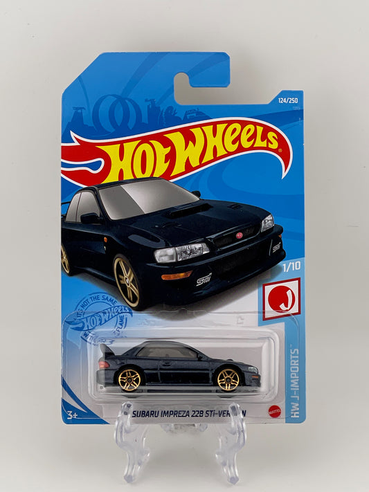 Hot Wheels Mainline '98 Subaru Impreza 22B STI-Version HW J-Imports 1/10