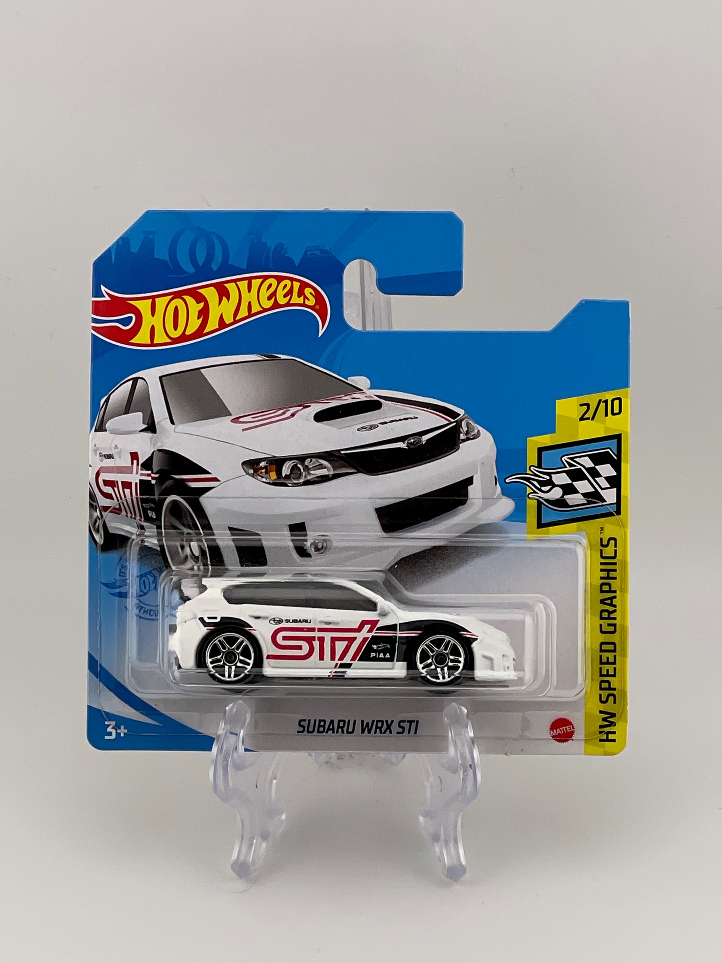 Hot Wheels Mainline Subaru WRX STI HW Speed Graphics 2/10 *Short Card*