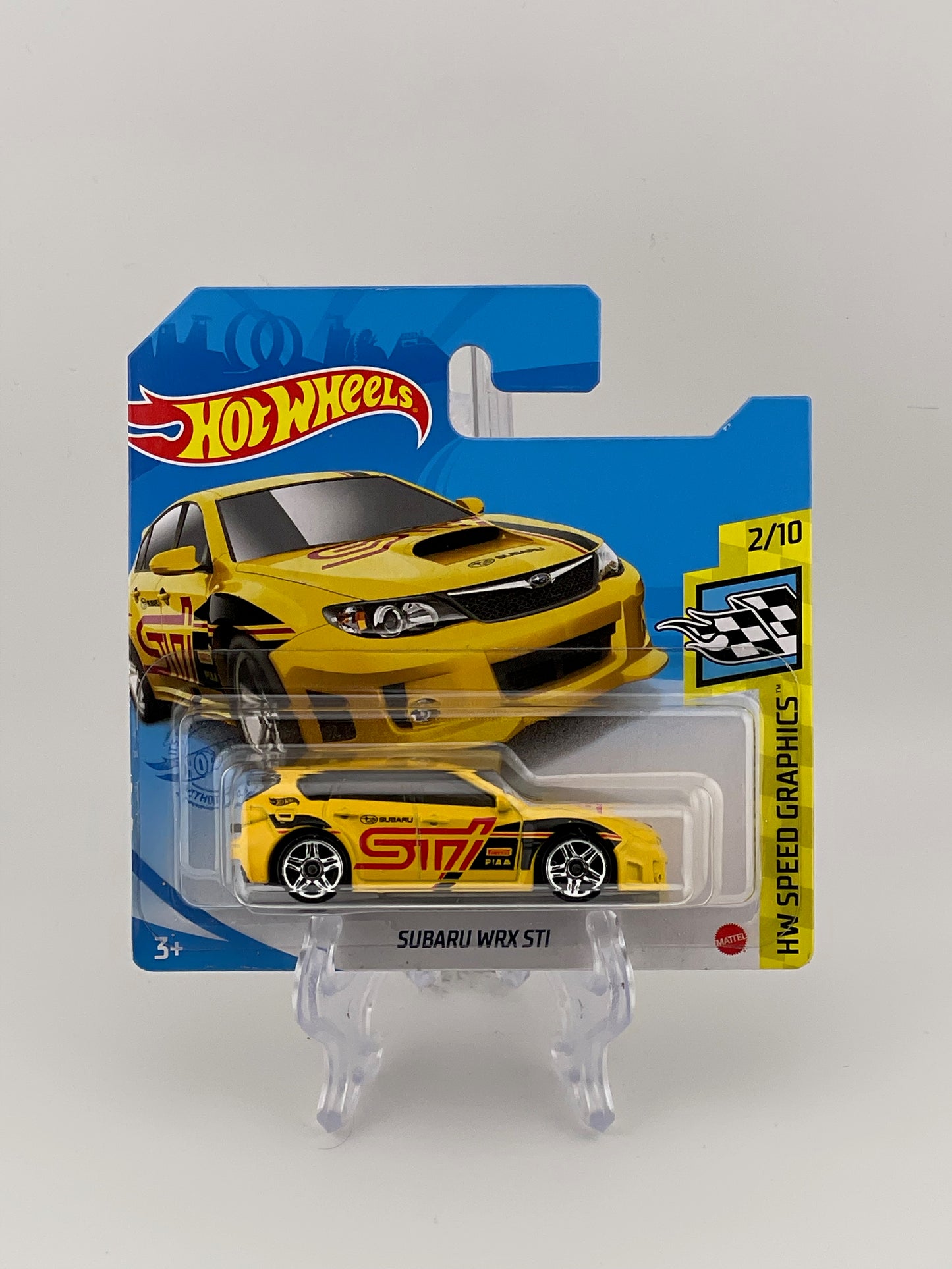 Hot Wheels Mainline Subaru WRX STI HW Speed Graphics 2/10 *Short Card*
