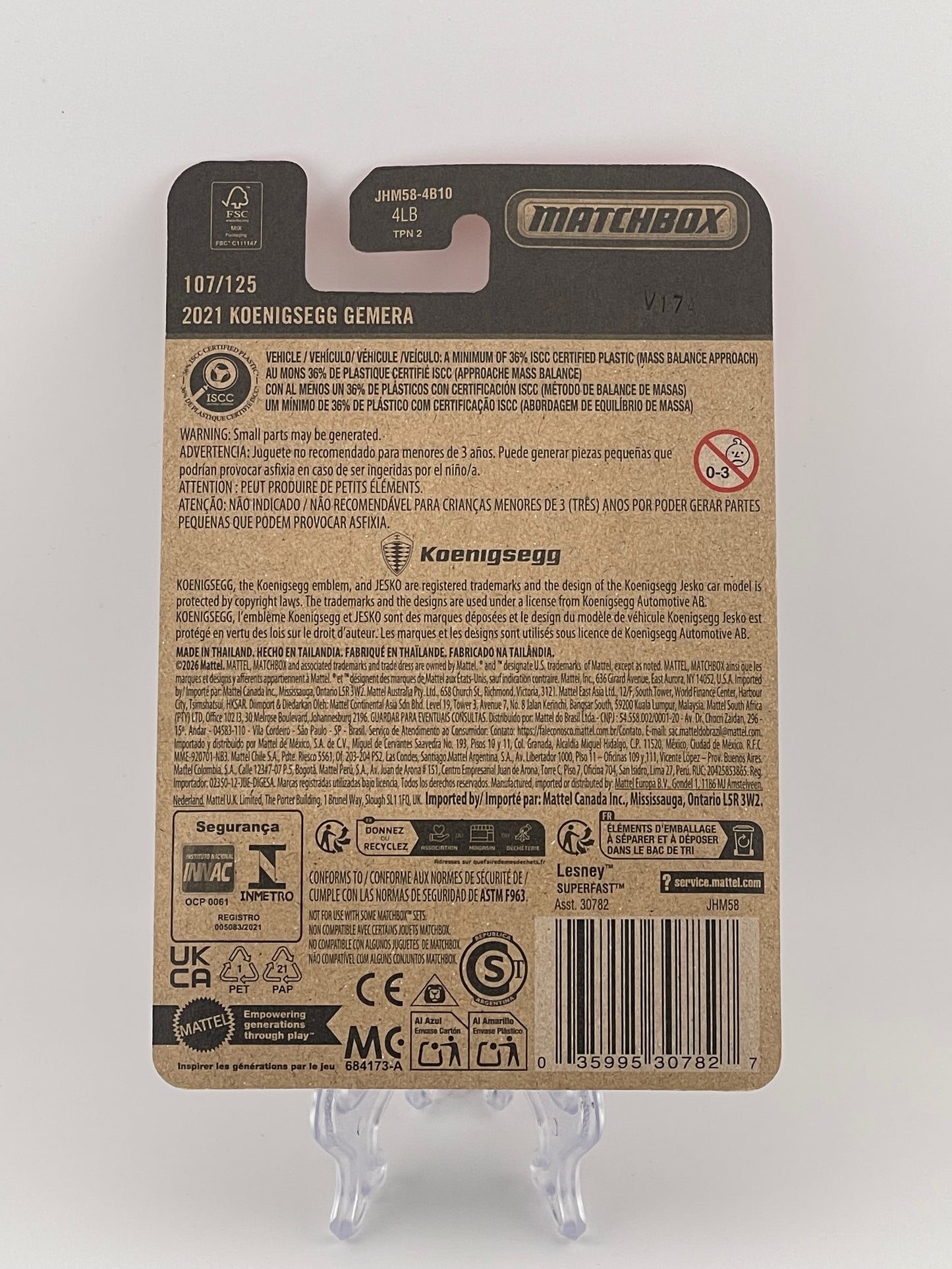 Matchbox 2021 Koenigsegg Gemera 107/125