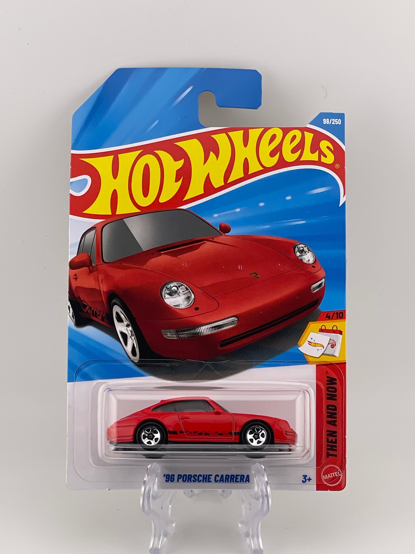 Hot Wheels Mainline '96 Porsche Carrera Then And Now 4/10