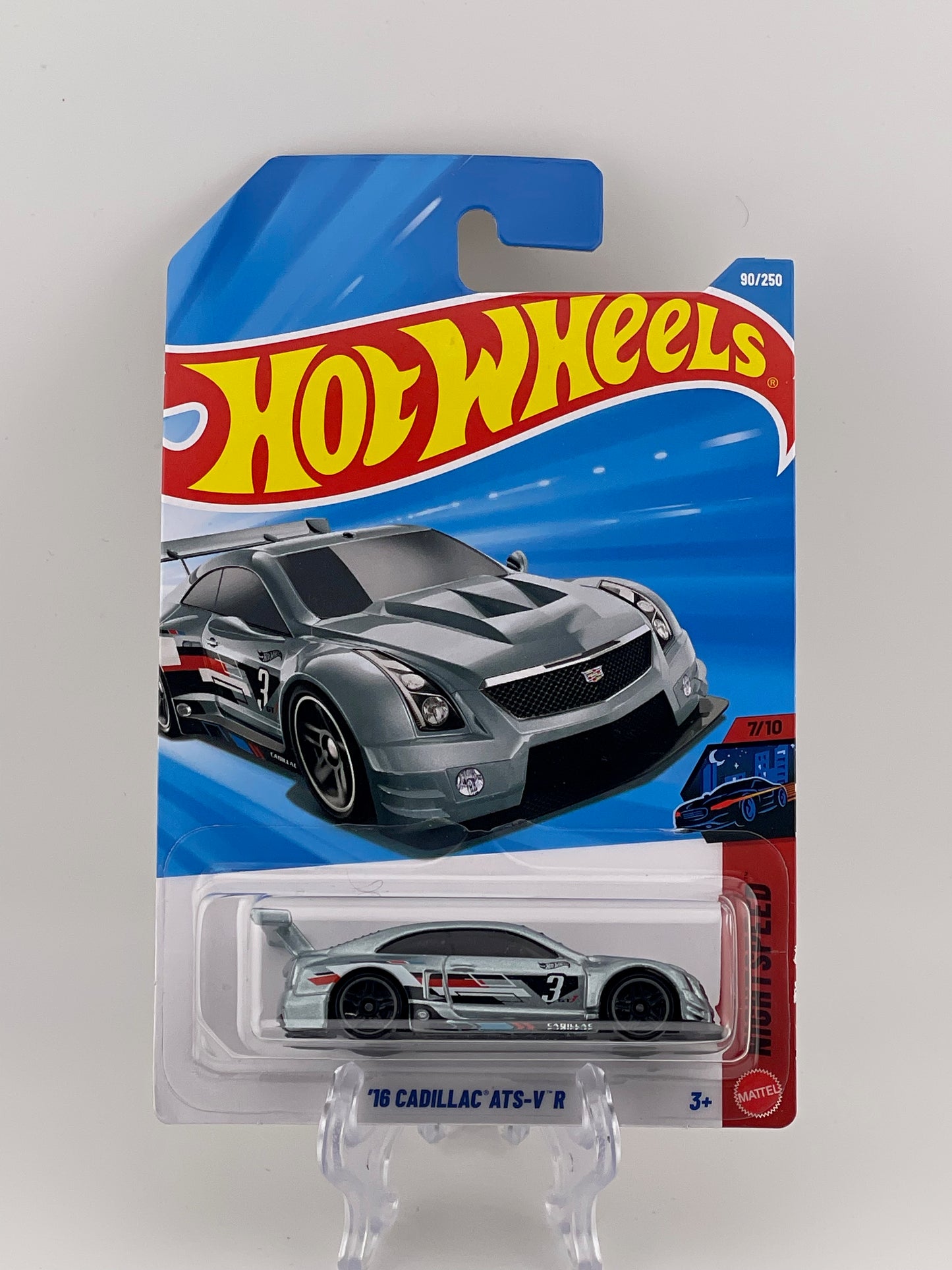 Hot Wheels Mainline '16 Cadillac ATS-V R Night Speed 7/10