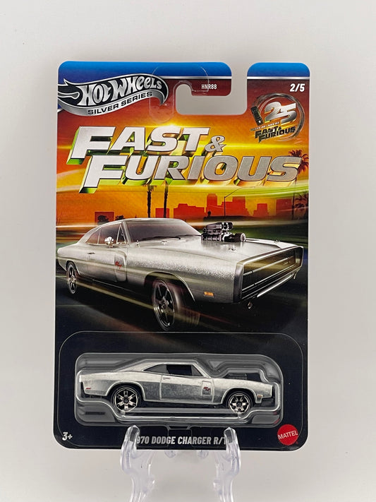 Hot Wheels Silver Series Fast & Furious 25th Anniversary 2/5 1970 Dodge Charger R/T