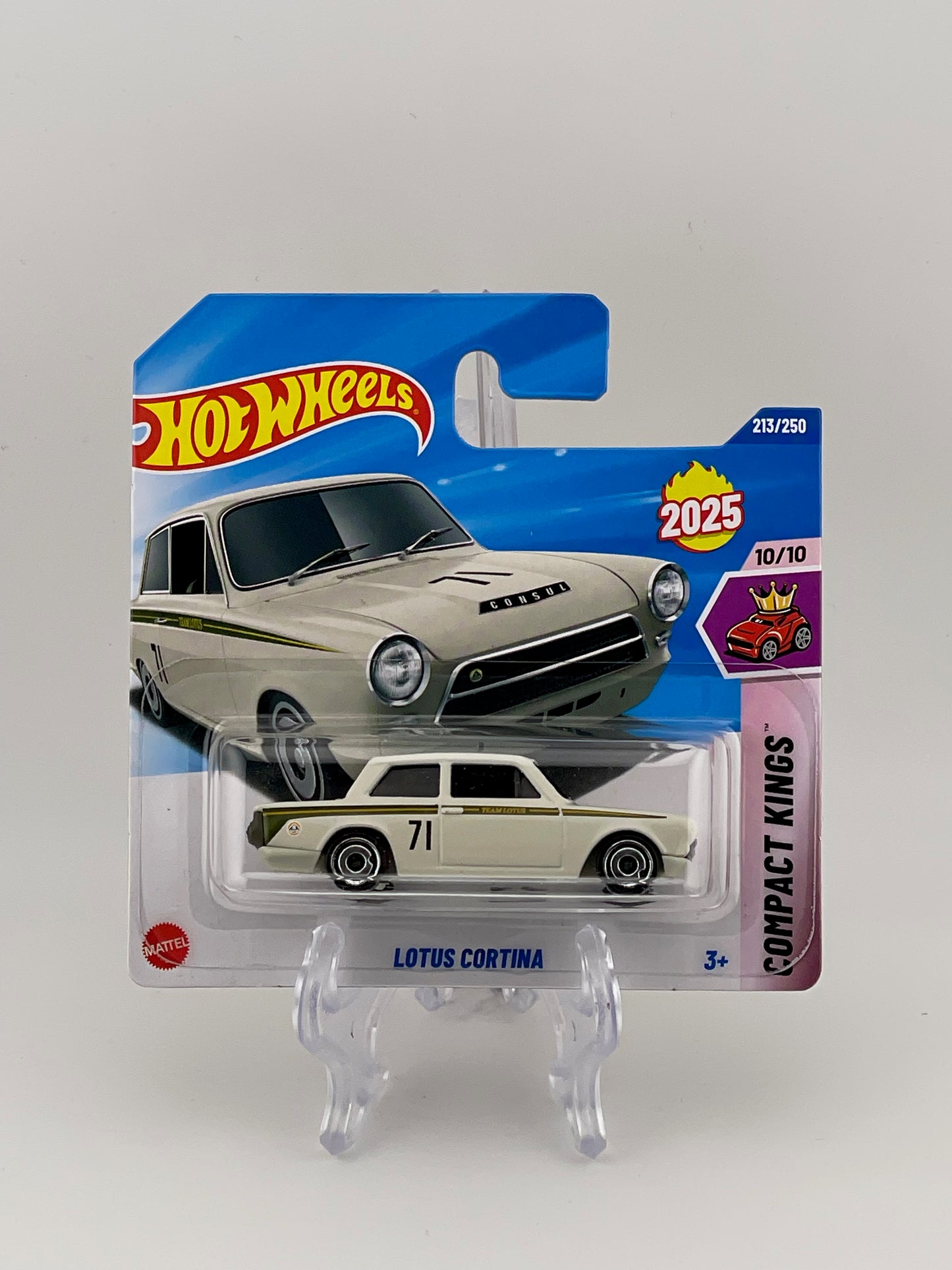 Hot Wheels Mainline Lotus Cortina Compact Kings 10/10 *Short Card*