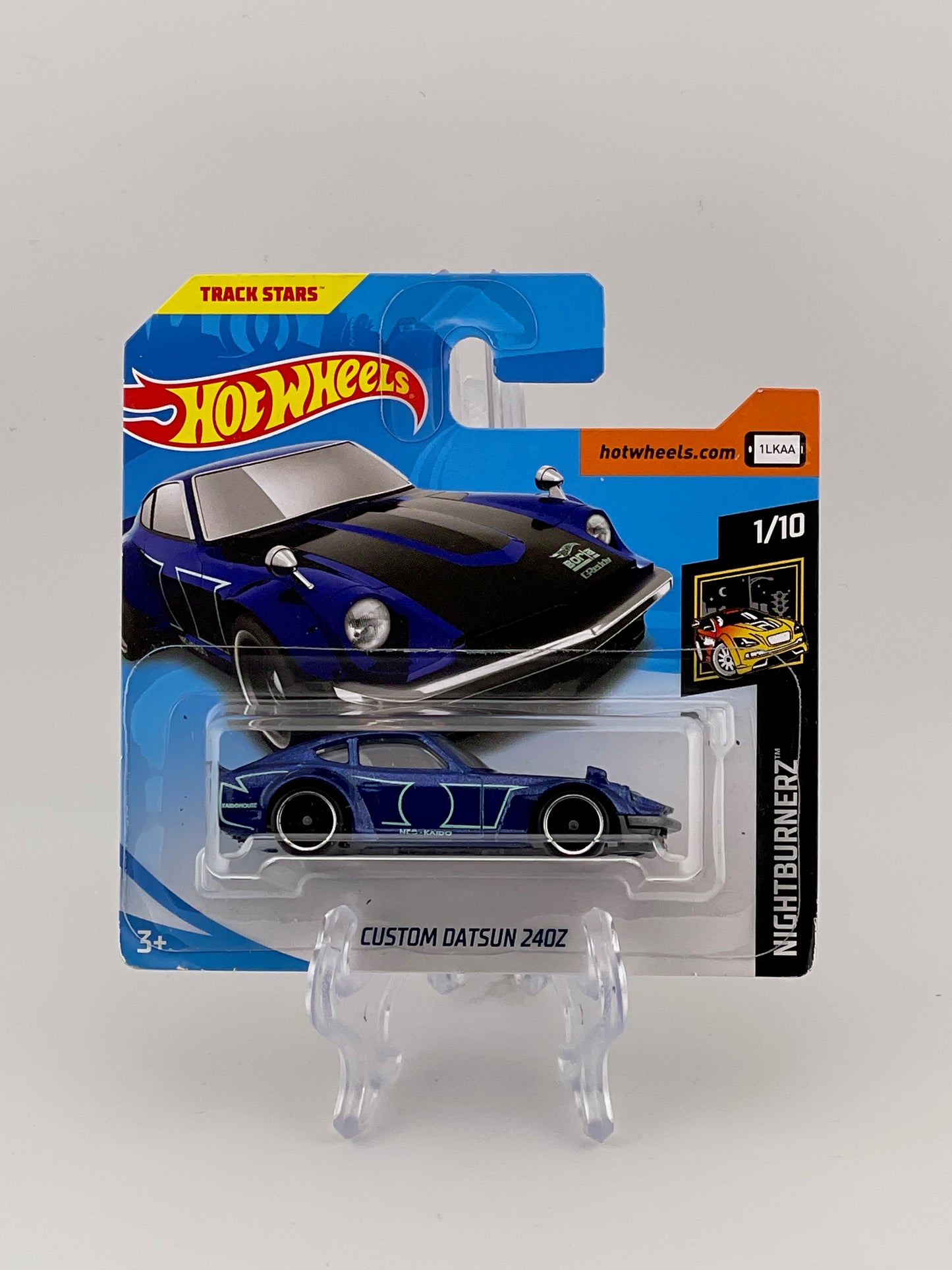 Hot Wheels Mainline Custom Datsun 240Z Nightburnerz 1/10 *Short Card*