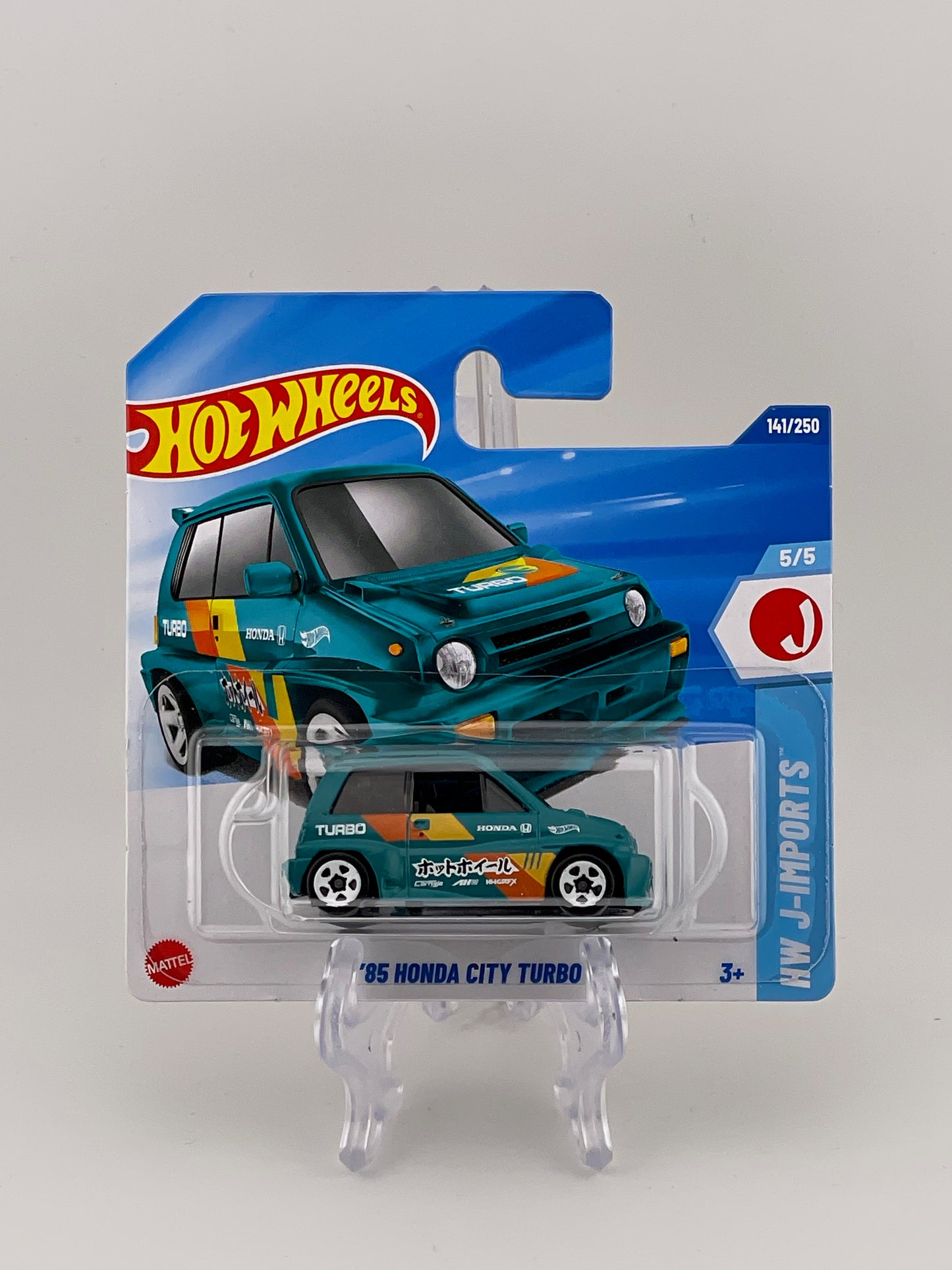 Hot Wheels Mainline Treasure Hunt *TH* '85 Honda City Turbo II HW J-Imports 5/5 *Short Card*