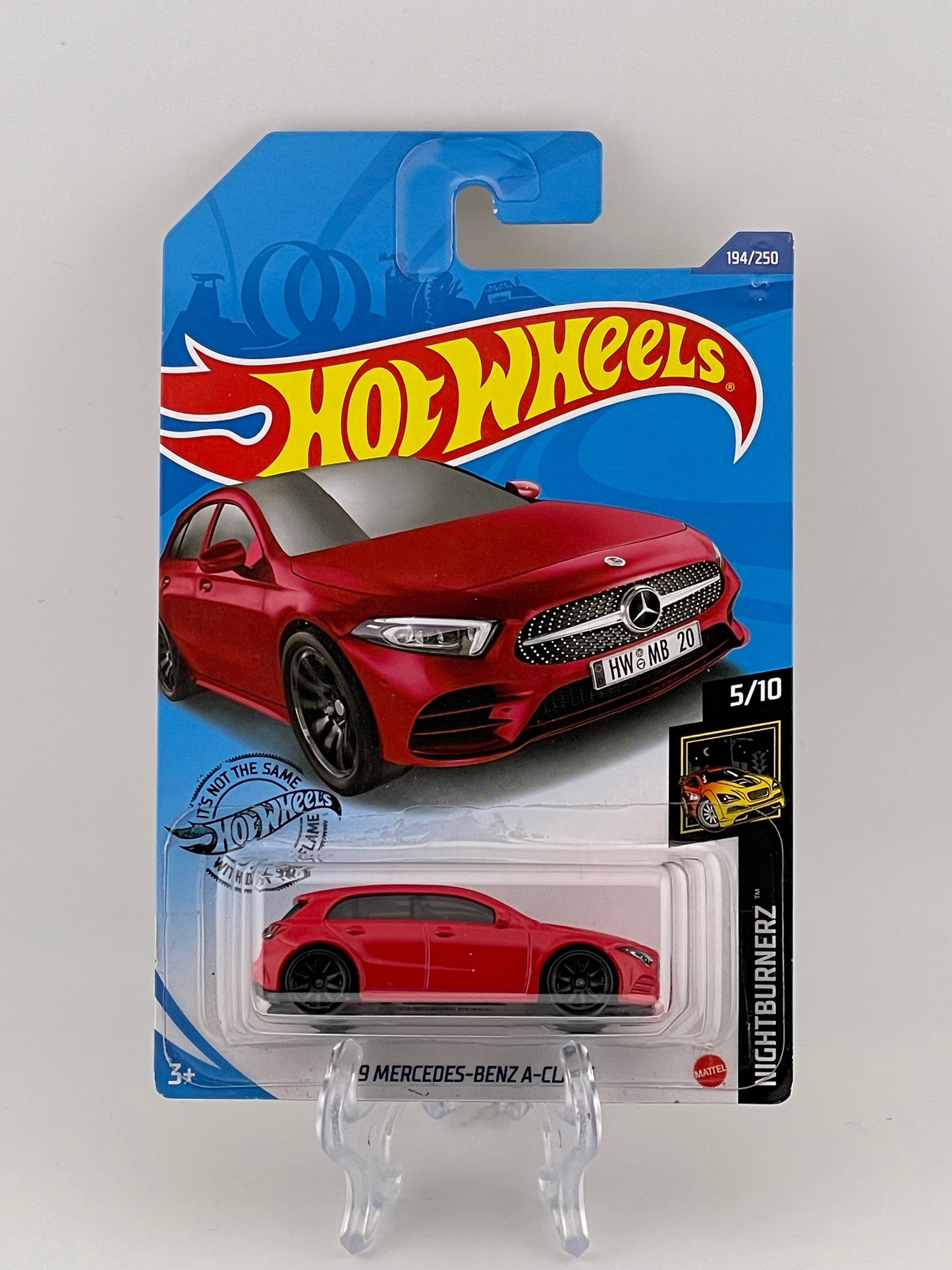 Hot Wheels Mainline '19 Mercedes-Benz A-Class Nightburnerz 5/10