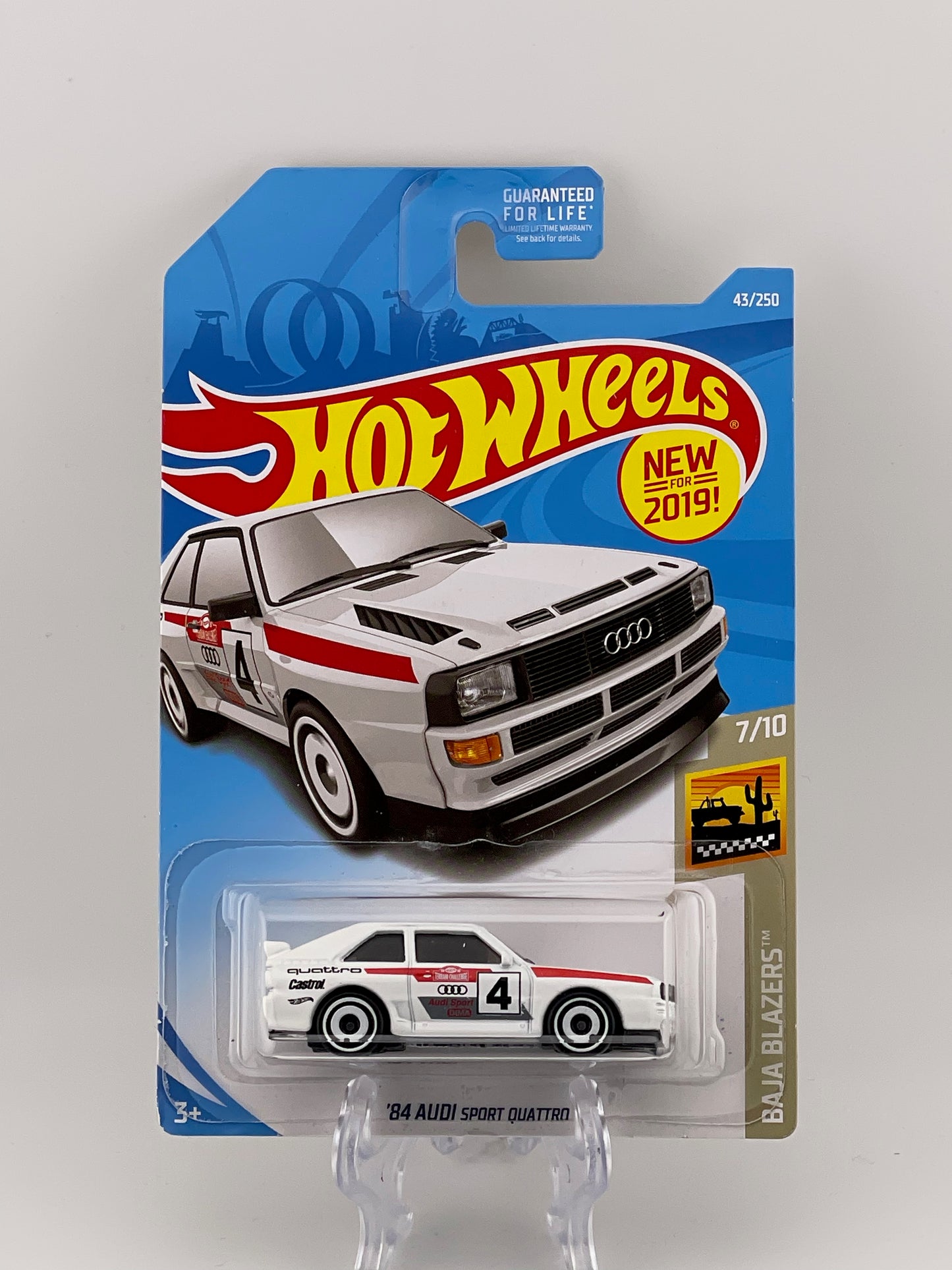 Hot Wheels Mainline '84 Audi Sport Quattro Baja Blazers 7/10