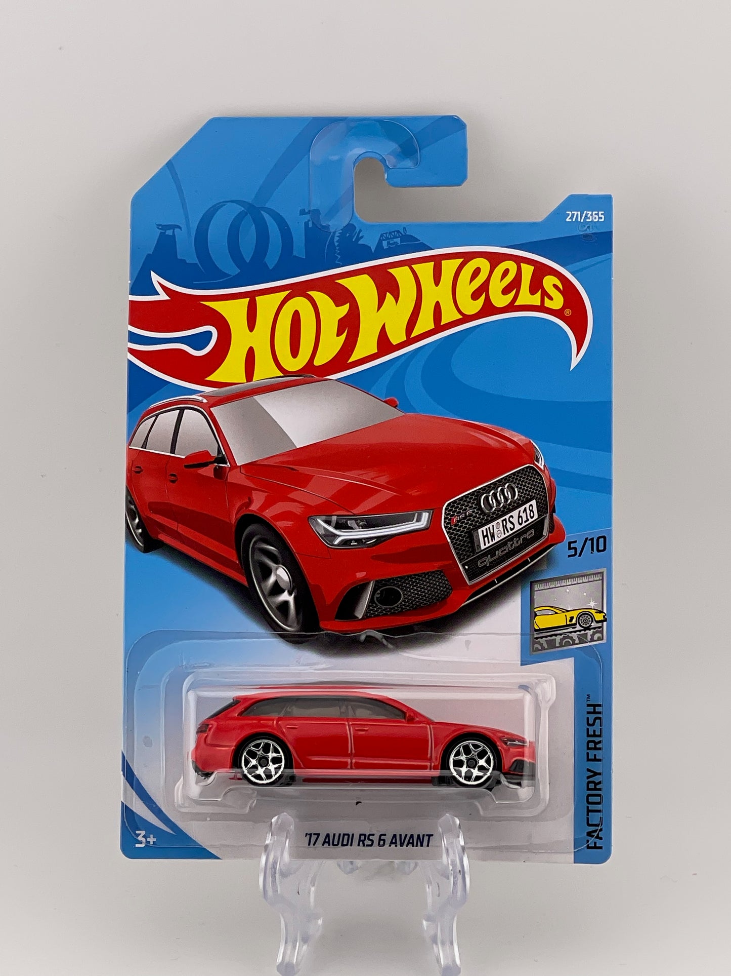 Hot Wheels Mainline '17 Audi RS 6 Avant Factory Fresh 5/10