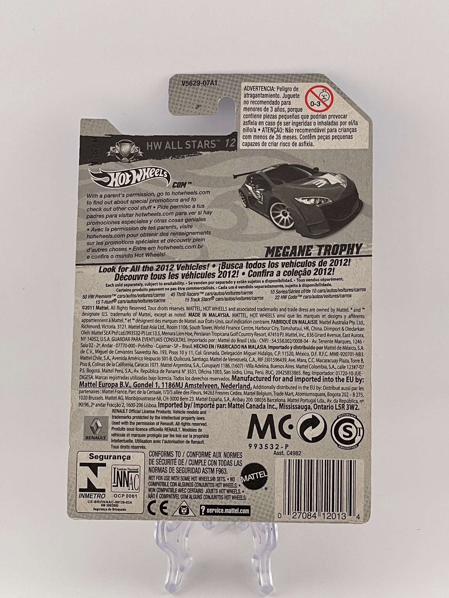 Hot Wheels Mainline Megane Trophy HW All Stars 12 2/10 *Check Description*